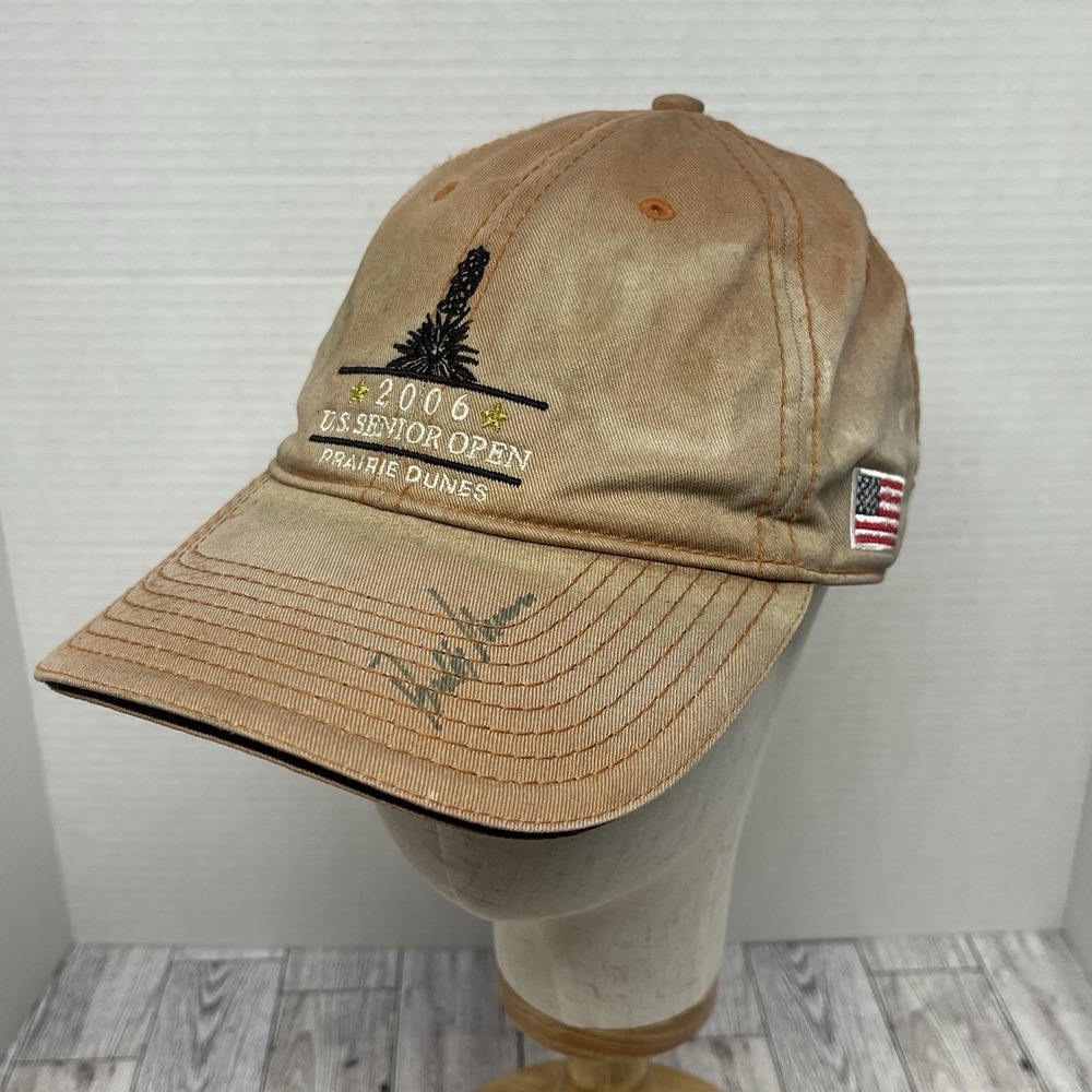 Signed 2006 U.S. Senior‎ Open Prairie Dunes Marshal Hat - Watson, Doyle, Irwin +